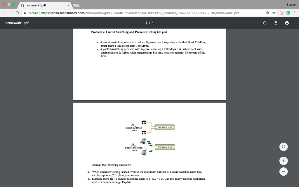 Solved homework1.pdf Satyam C Secure | Chegg.com