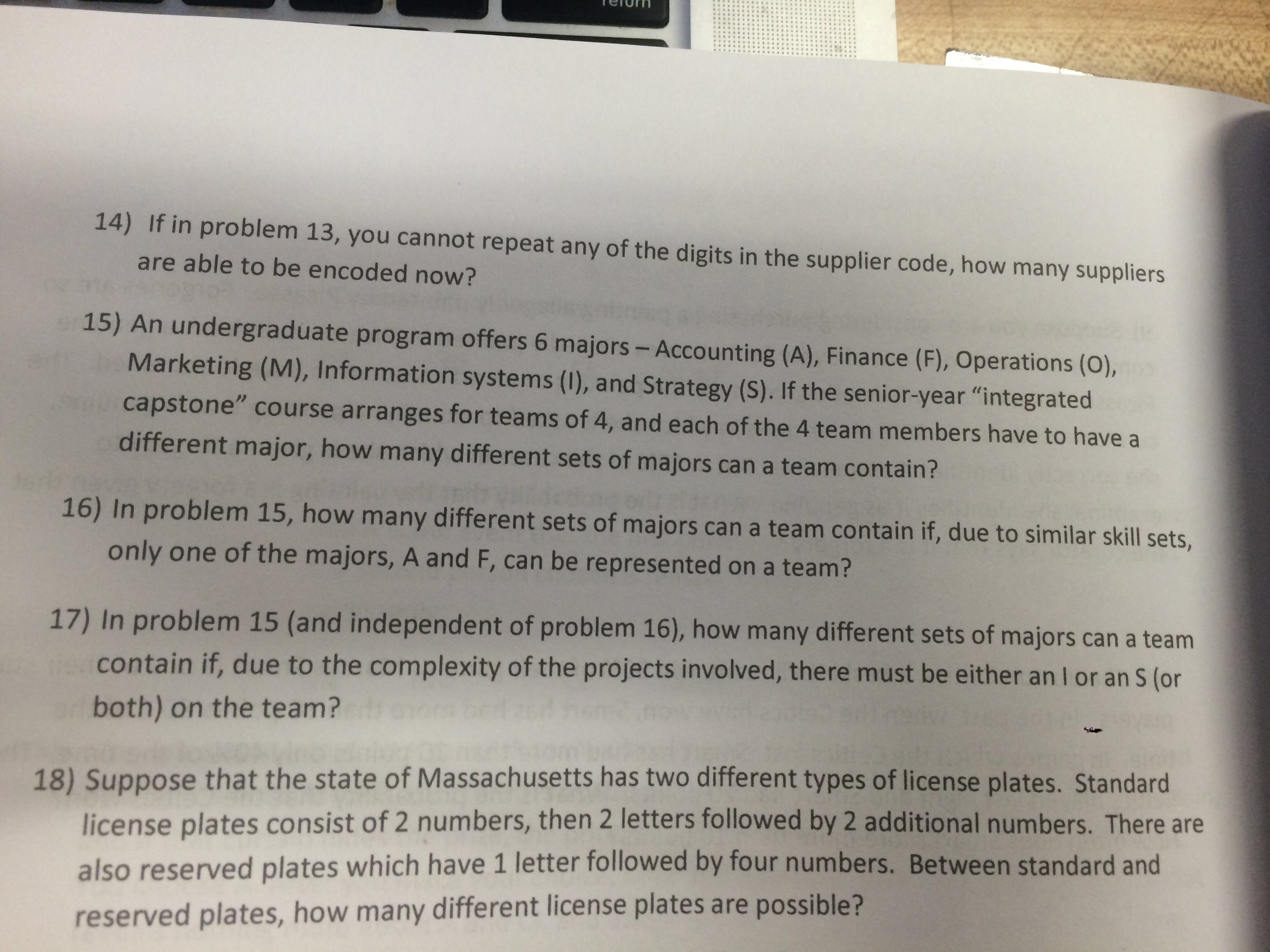 Solved Can Someone Help Me Solve The Question 1516and17 8217