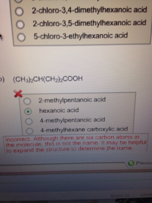 3 chloro 2 5 dimethylhexanoic acid