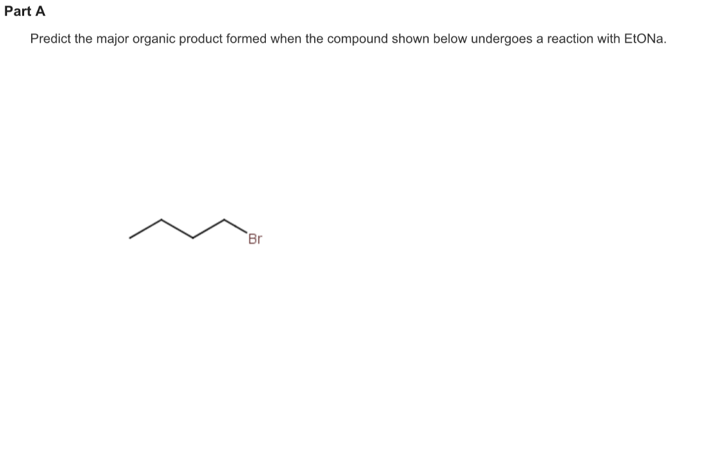 Solved Predict The Major Organic Product Formed When The | Chegg.com