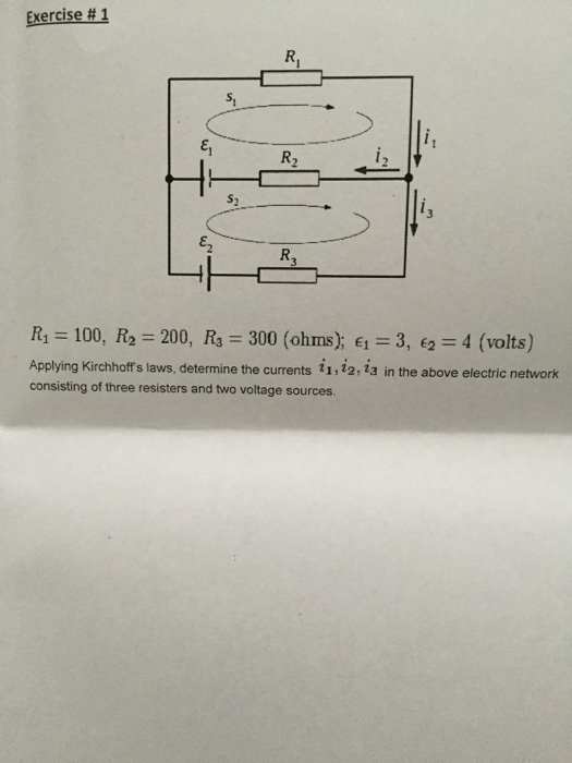 Solved R1 = 100, R2 = 200, R3 = 300 (ohms); | Chegg.com