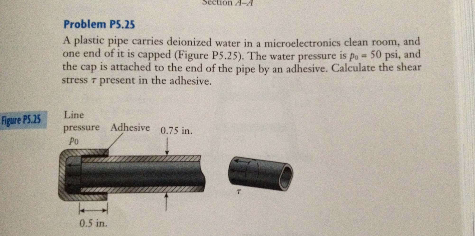 A plastic pipe carries deionized water in a