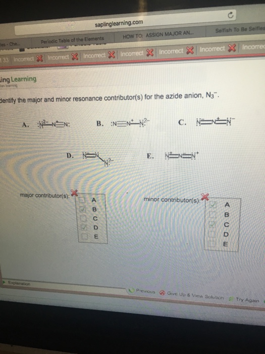 solved-identify-the-major-and-minor-resonance-contributor-s-chegg