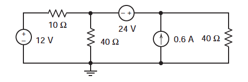 Solved Determine the values of the power supplied by each of | Chegg.com