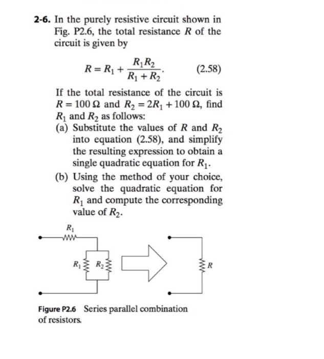 Solved In the purely resistive circuit shown in Fig. P2.6,