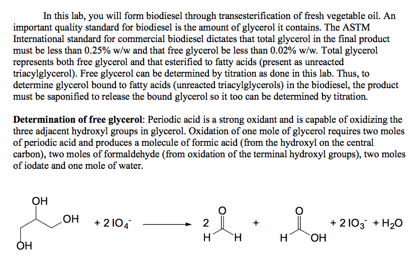 3. a) Assume that your oil consists entirely of
