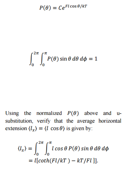 Solved P Theta C E Fl Cos Theta Kt Integral 2 Pi 0