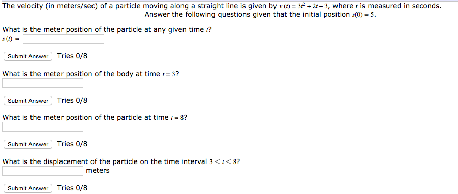 solved-the-velocity-in-meters-sec-of-a-particle-moving-chegg