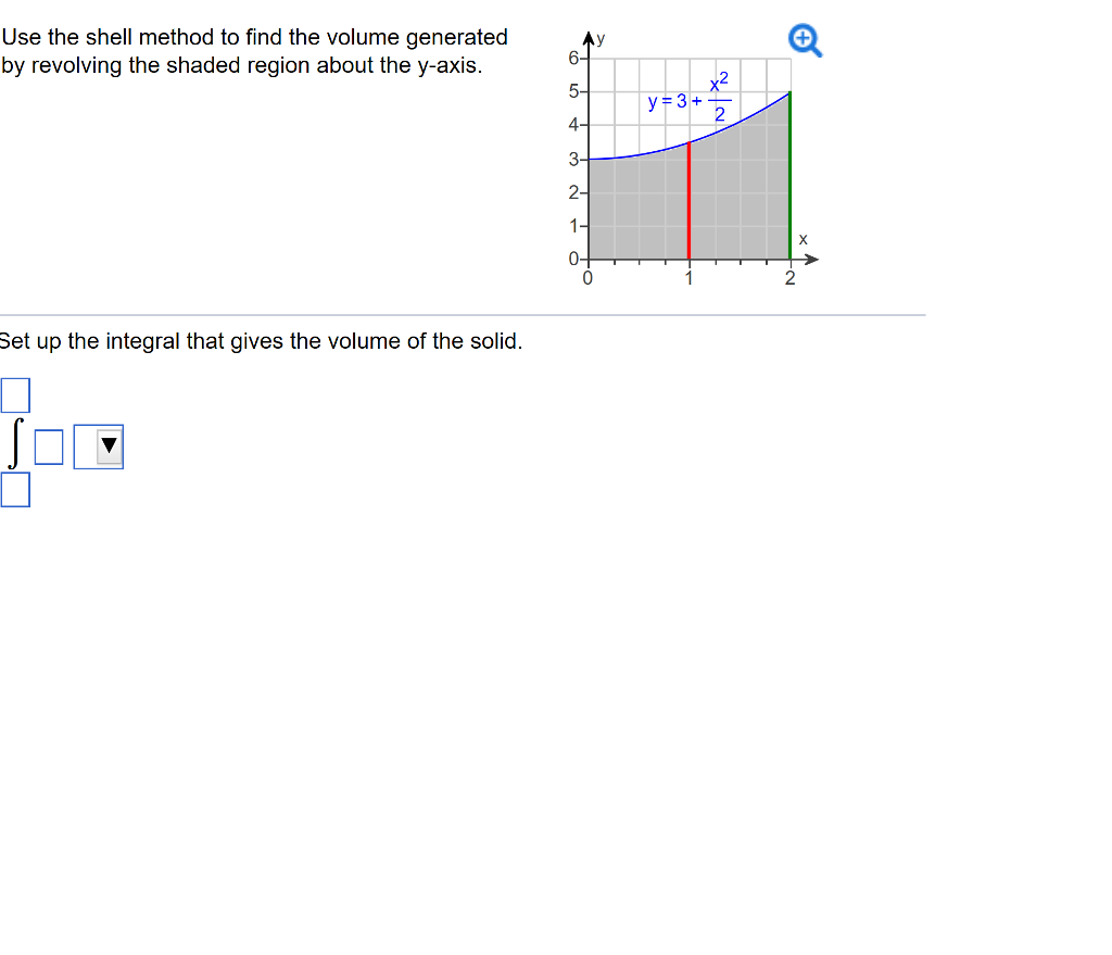 Solved Use the shell method to find the volume generated by | Chegg.com