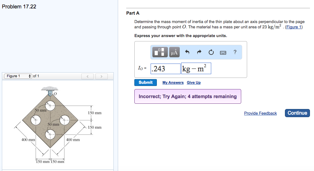 Solved Determine the mass moment of inertia of the thin | Chegg.com