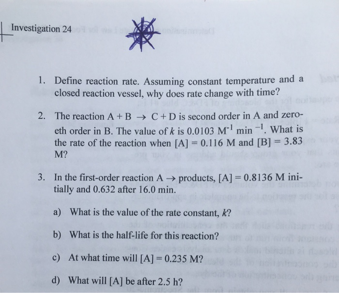 assertion rate of reaction changes with temperature but rate constant does not