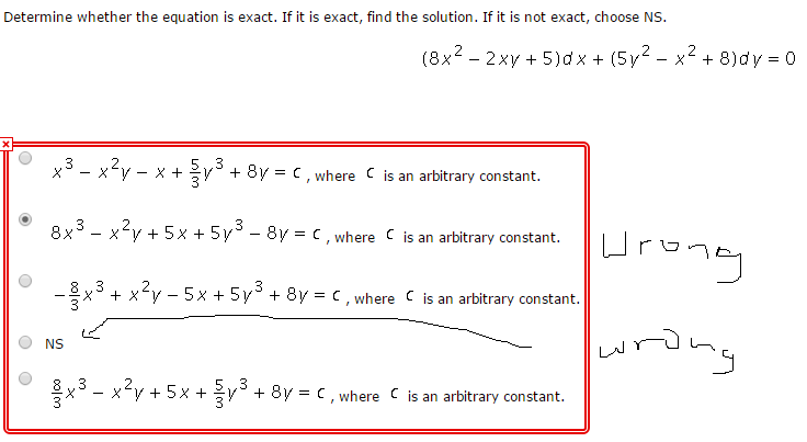 Solved Determine Whether The Equation Is Exact. If It Is 