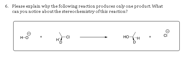 Solved Please explain why the following reaction produces | Chegg.com