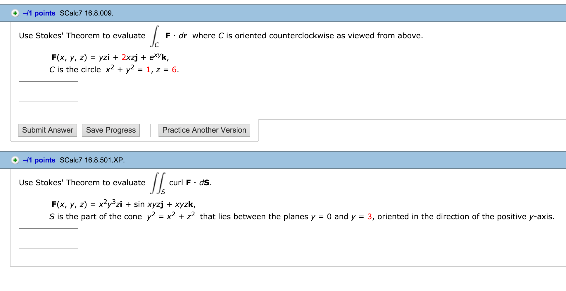 Solved Use Stokes Theorem To Evaluate Integral C F Dr