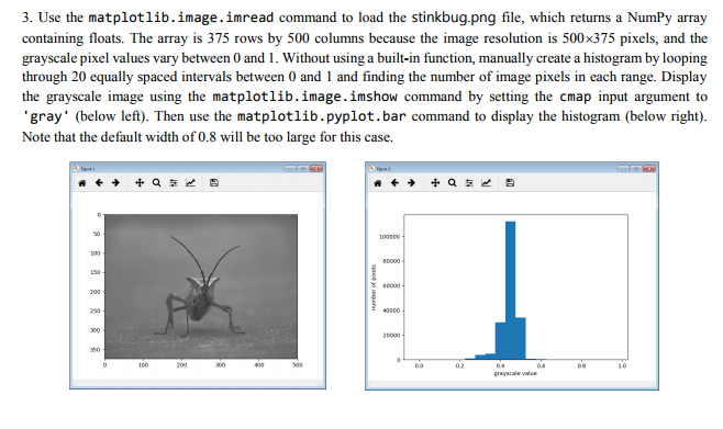 Solved 3. Use the matplotlib.image.imread command to load | Chegg.com
