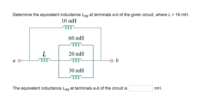 Solved Determine The Equivalent Inductance Leq At Terminals | Chegg.com