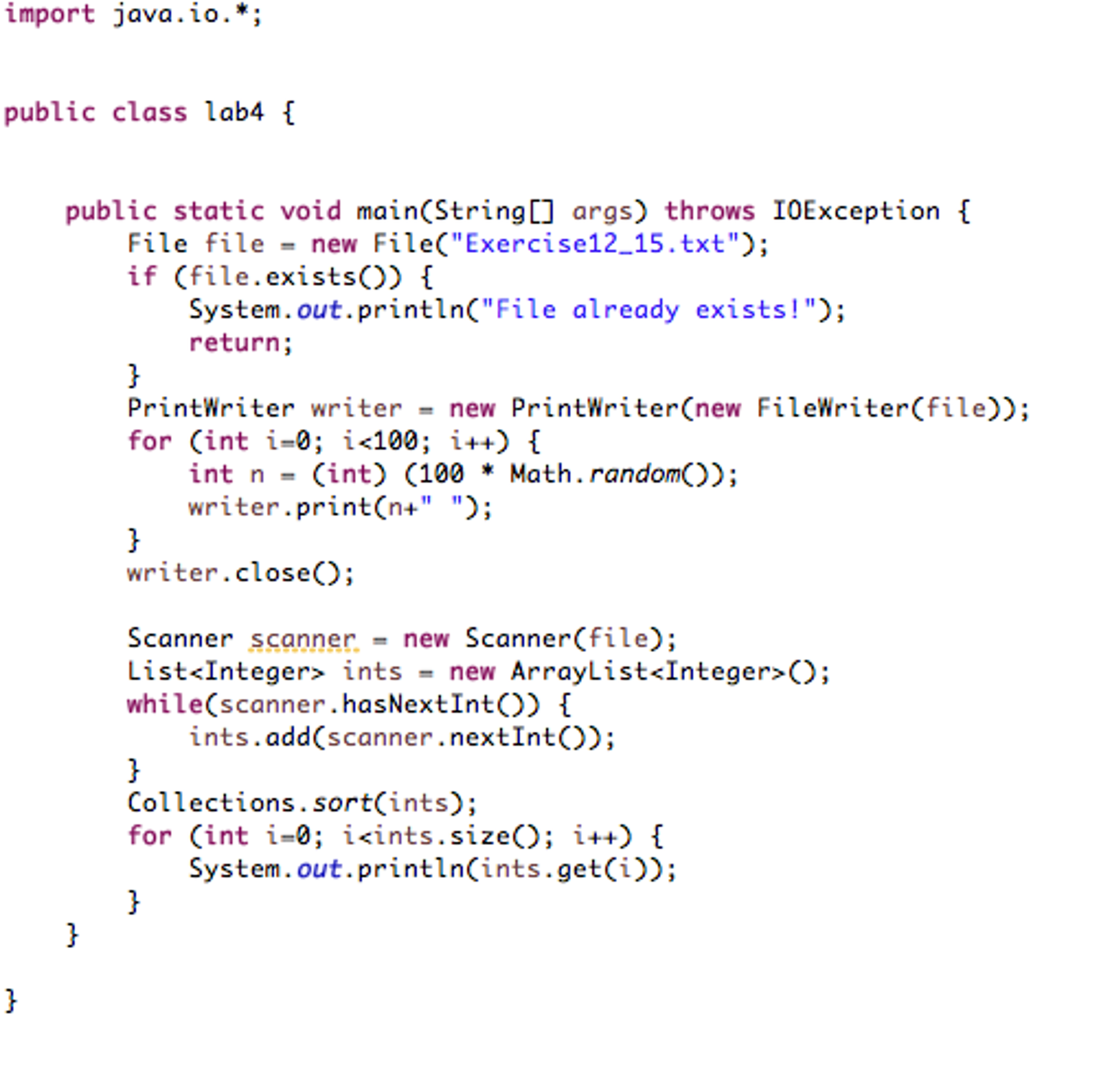 Solved Java I need to a UML diagram for this program: | Chegg.com