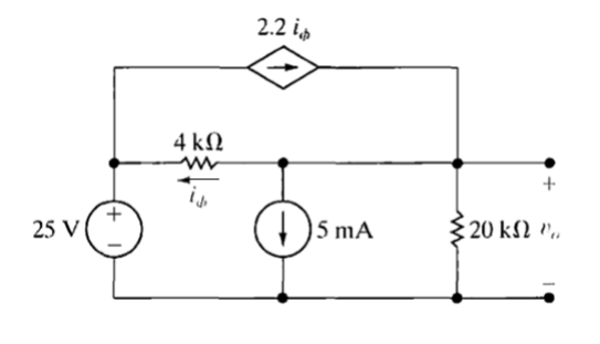 Solved For the circuit shown, find the voltage v0 using | Chegg.com