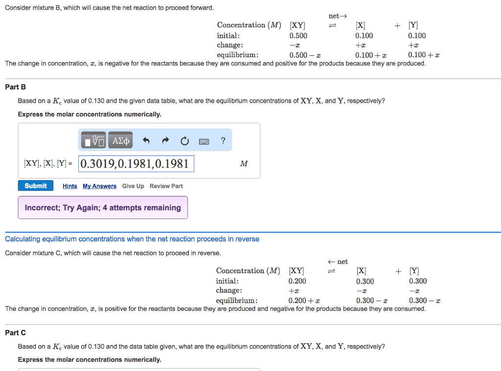 solved-consider-mixture-b-which-will-cause-the-net-reaction-chegg