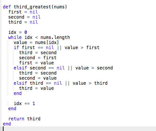 Solved Here is the question: # Write a method that takes | Chegg.com