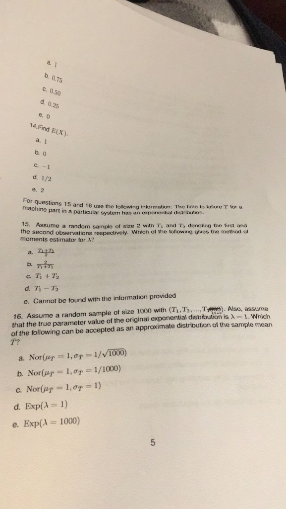 Solved Find E X A 1 B 0 C 1 D 1 2 E 2 For Chegg Solved Find E X A 1 B 0 C 1 D 1 2 E 2 For Chegg