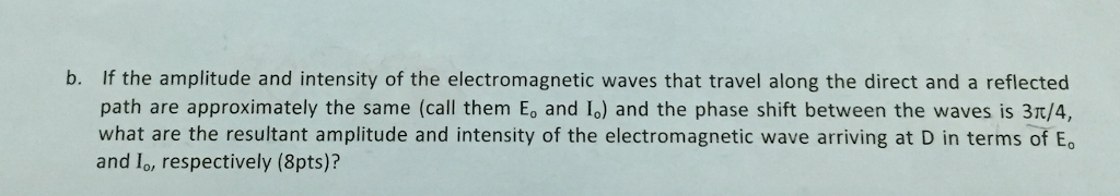 Solved 3. A source 3 figure. s and a detector D of | Chegg.com