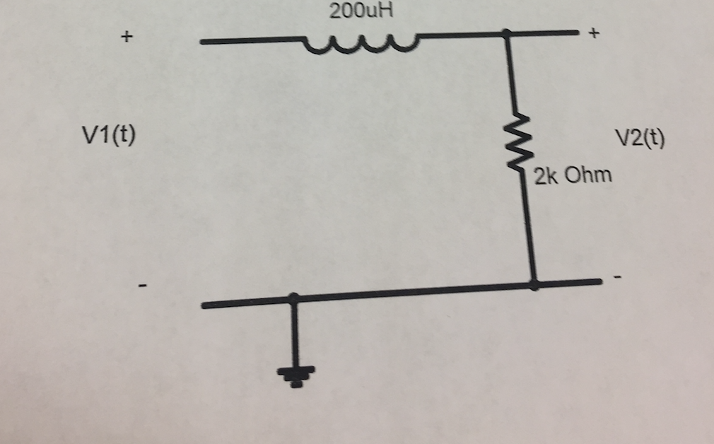 Solved a)The Laplace transform of a relaxed inductor is