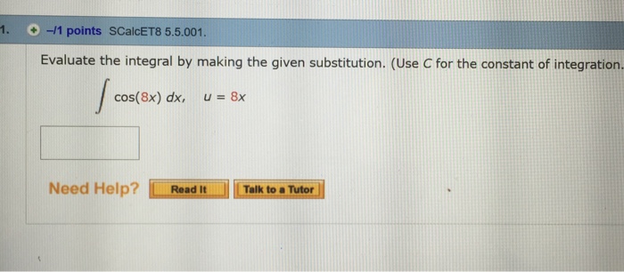 Solved I need help with these integral calculus problems. | Chegg.com