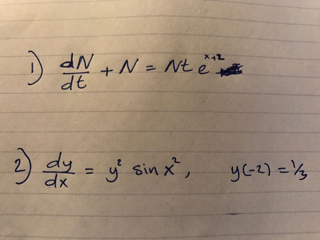 Solved DN dt N Nt E x 2 Dy dx Y 2 Sin X 2 Y 2 Chegg Solved DN dt N Nt E x 2 Dy dx Y 2 Sin X 2 Y 2 Chegg