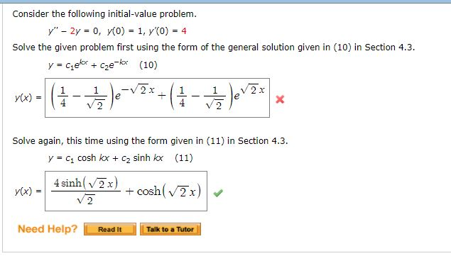 Solved Consider the following initial-value problem. y