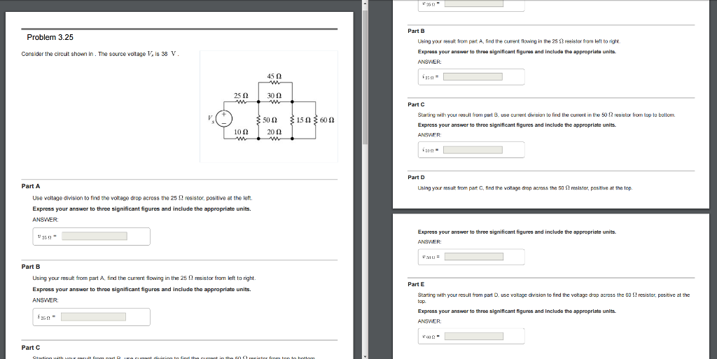 Solved Consider the circuit shown in. The source voltage V, | Chegg.com