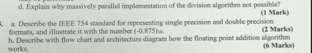 Solved Describe the IEEE 754 standard for representing | Chegg.com