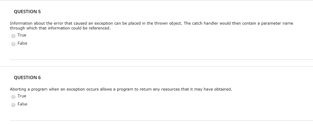 Solved QUESTION 1 The Java compiler checks that all | Chegg.com