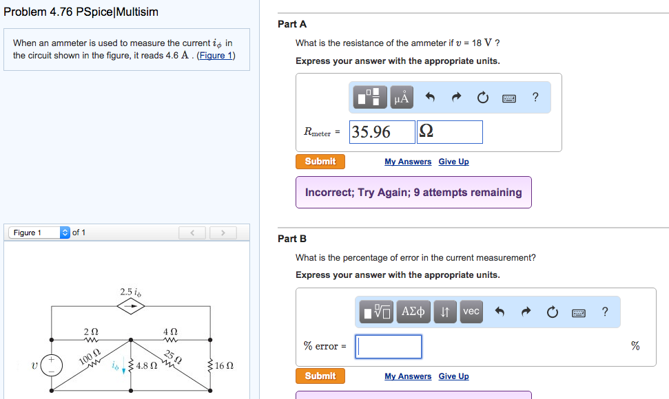 Solved when an ammeter is used to measure the current i the chegg