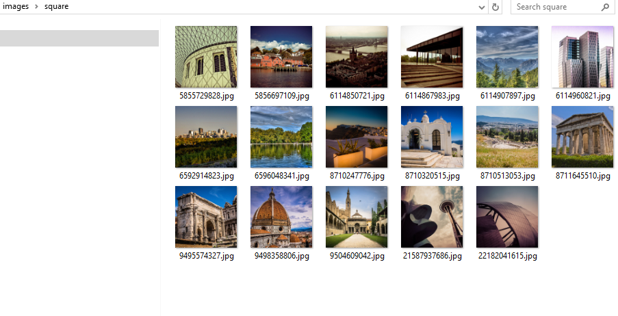 This project will build a photo gallery using jQuery | Chegg.com