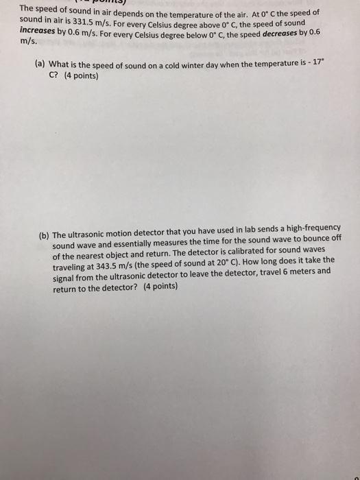 what temperature would the speed of sound through air travel fastest