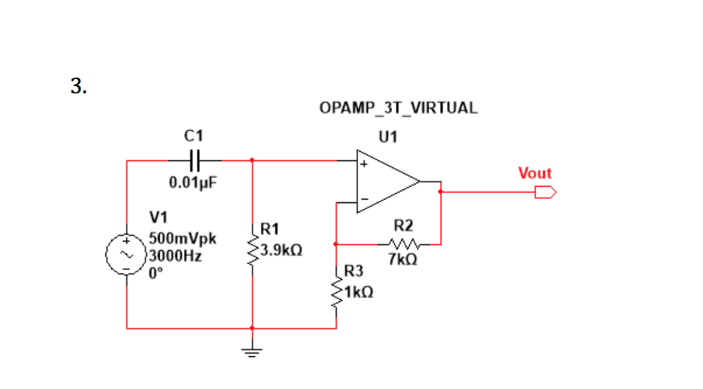 Solved a. Write the transfer function of Vout / Vin and put | Chegg.com