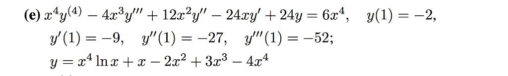 Solved Verify that the given function is the solution of the | Chegg.com