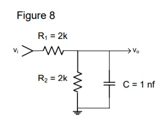 Solved Calculate the break frequency for the circuit shown | Chegg.com