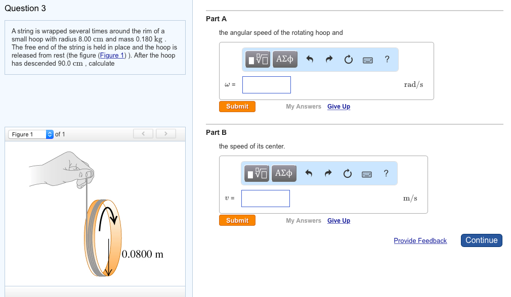 Solved A string is wrapped several times around the rim of a