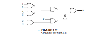 Solved *The NOR gates in Figure 2-39 have propagation delay | Chegg.com