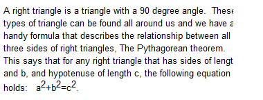 90 DEGREE ANGLE TRIANGLE FORMULA intelligence overview
