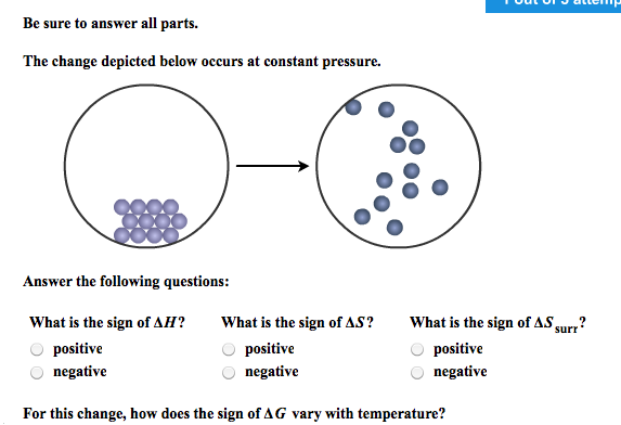 Be sure to answer all parts. The change depicted | Chegg.com