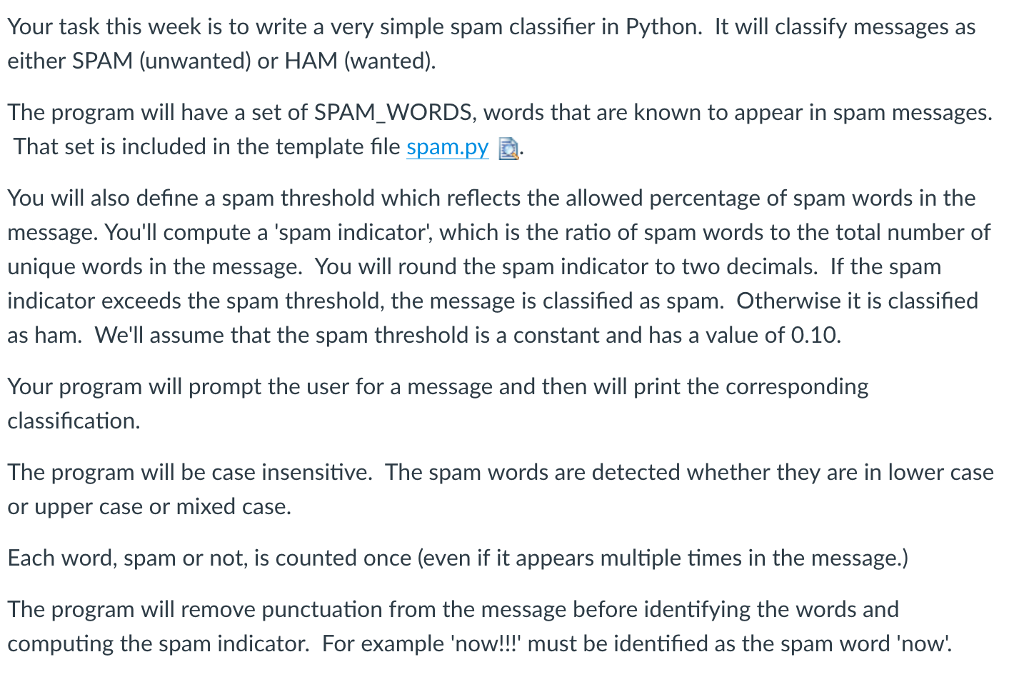 Solved Python assignment with this format: | Chegg.com
