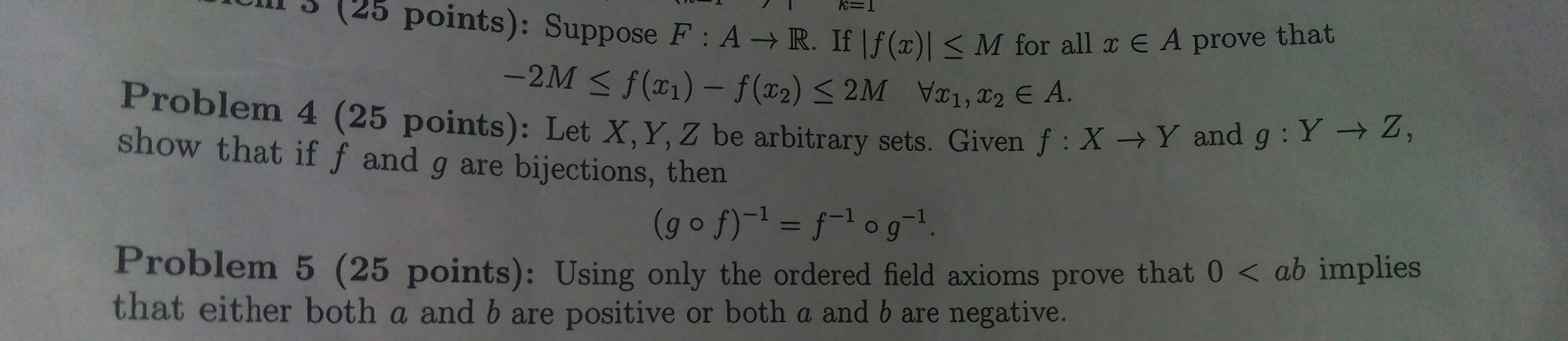 Solved Let X Y Z Be Arbitrary Sets Given F X Rightarrow 6216