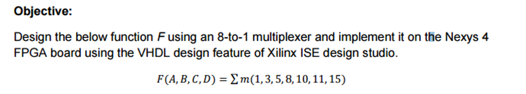 Design an 8 to 1 mux using VHDL code for the | Chegg.com