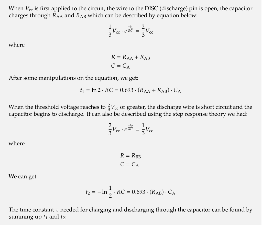 Solved Use example 8.6.1 to derive the time constant