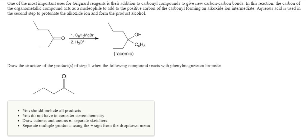 Solved: One Of The Most Important Uses For Grignard Reagen... | Chegg.com