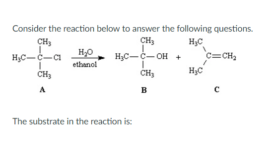 Solved Consider the reaction below to answer the following | Chegg.com