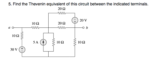 Solved Find the Thevenin equivalent of this circuit between | Chegg.com